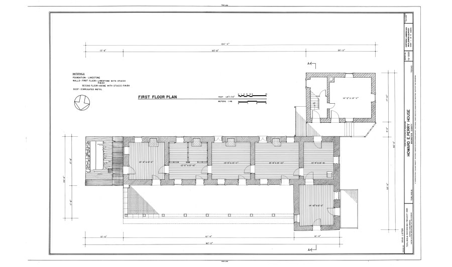 The Mansion during restoration.