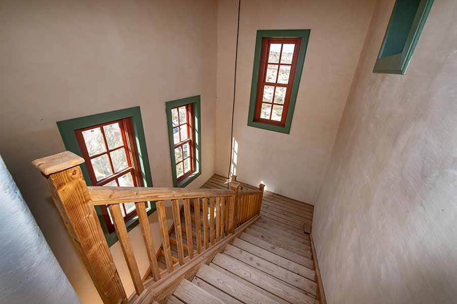 The Mansion during restoration.